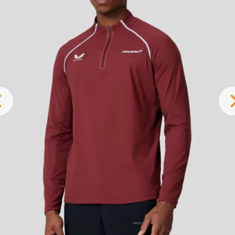 Unisex McLaren Long Sleeve Performance Midlayer Top 2XL